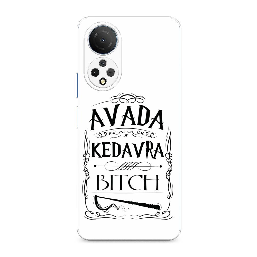 

Чехол на Honor X7 2022 Avada kedavra bitch, Белый;серый;черный, 6108850-6