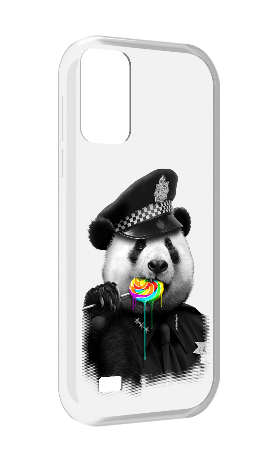 

Чехол MyPads Панда полиция для Oukitel C31, Прозрачный, Tocco