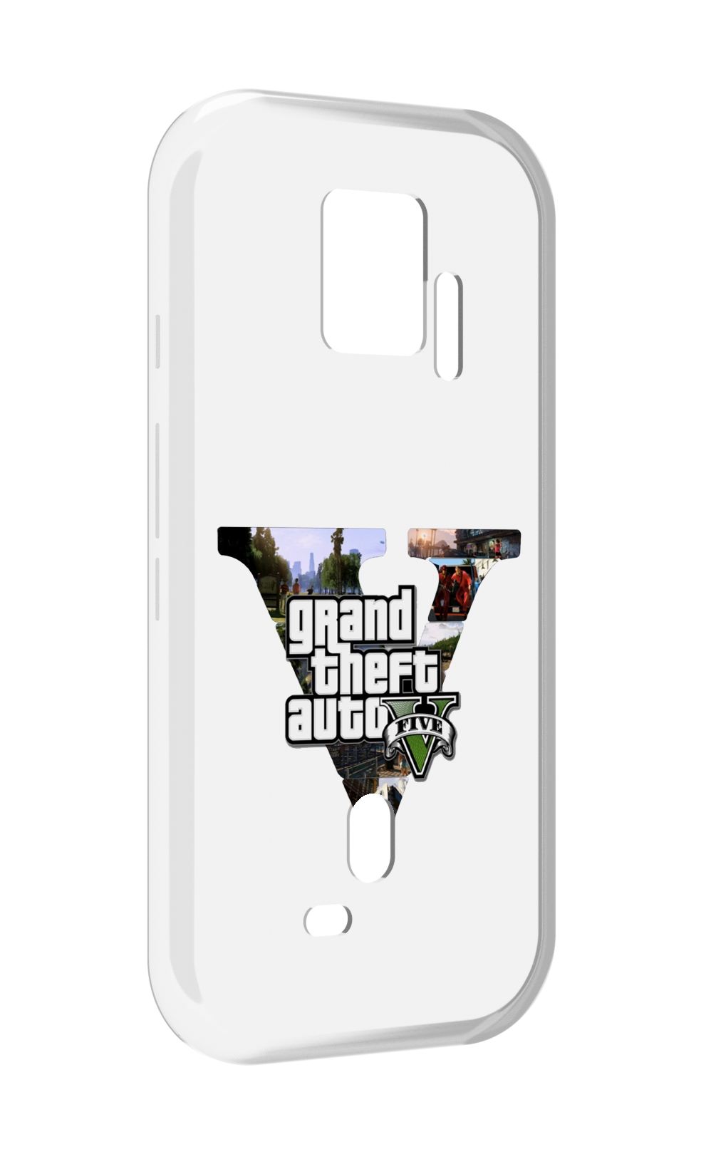 

Чехол MyPads GTA 5 логотип для ZTE Nubia Red Magic 7S Pro, Прозрачный, Tocco