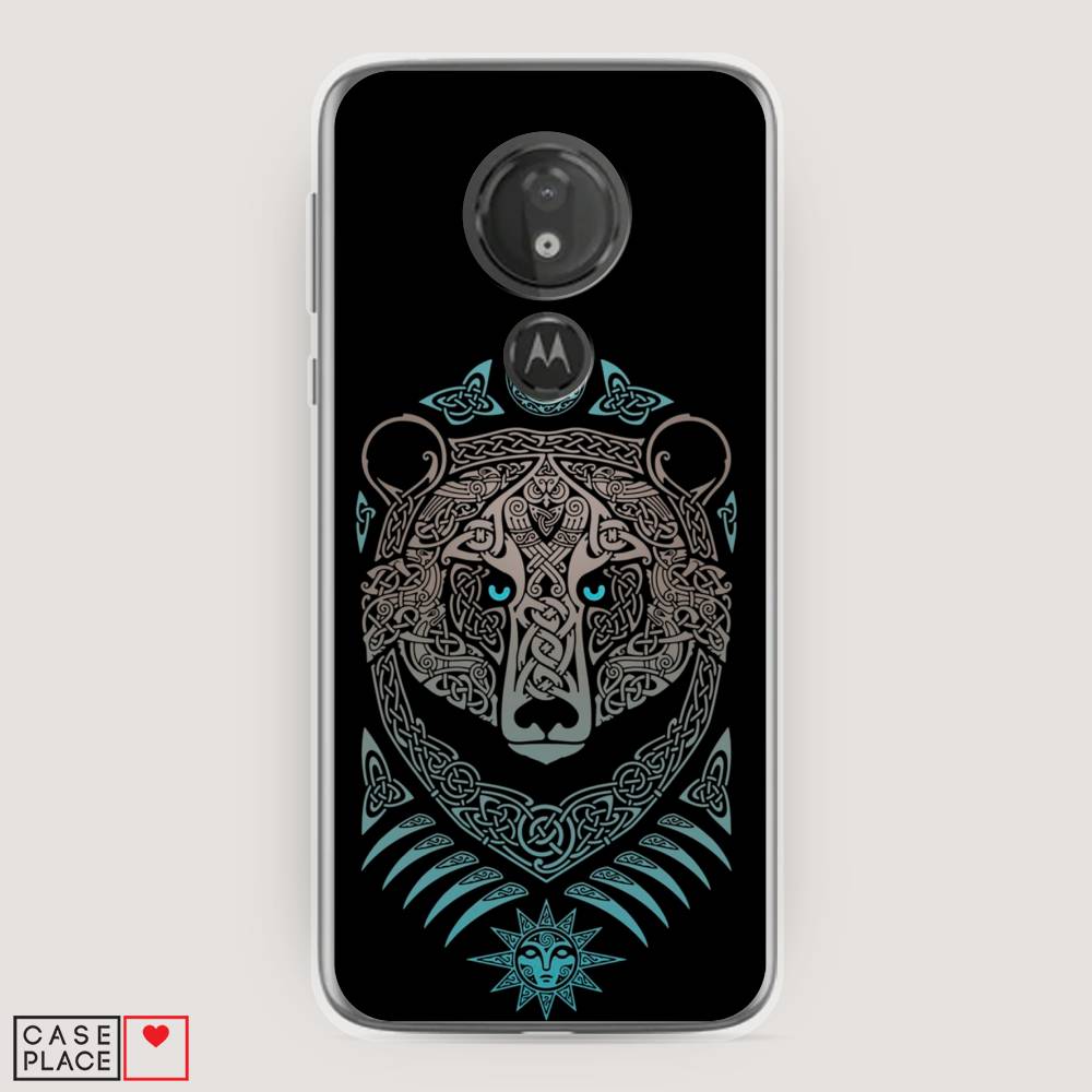 

Чехол Awog на Motorola Moto G7 Power / Моторола Мото G7 Power "Кельтский медведь", Разноцветный, 241350-2