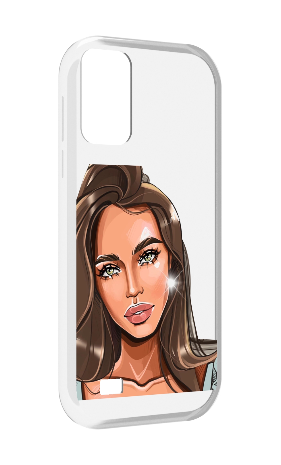 

Чехол MyPads Девушка-с-зелеными-глазами для Oukitel C31, Прозрачный, Tocco