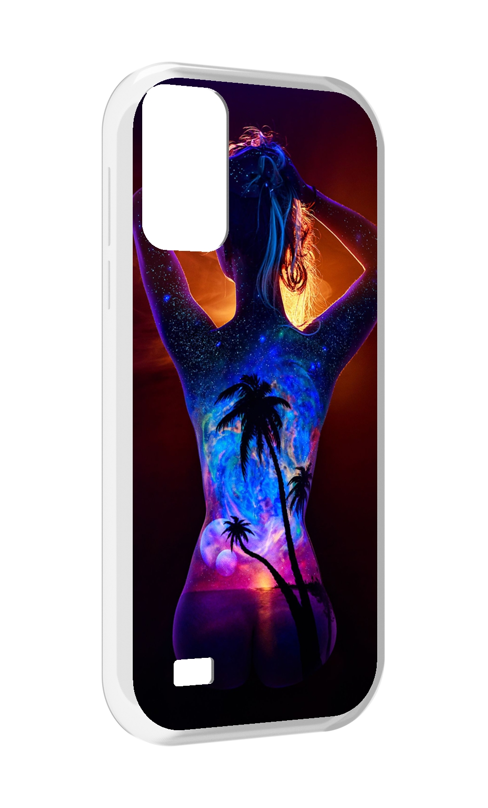 

Чехол MyPads Девушка-и-пальмы женский для Oukitel C31, Прозрачный, Tocco