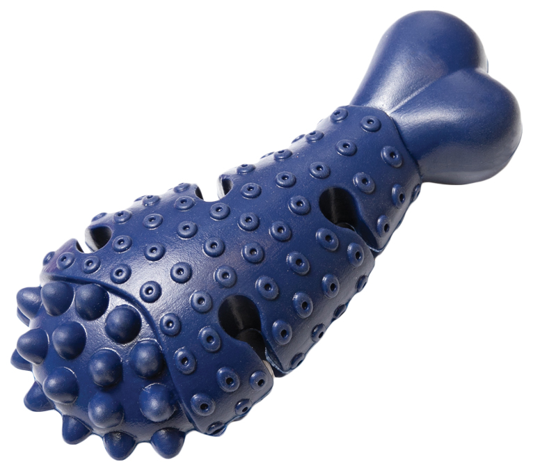 Игрушка для собак Triol Окорок с шипами, цельнолитая резина, 130 мм