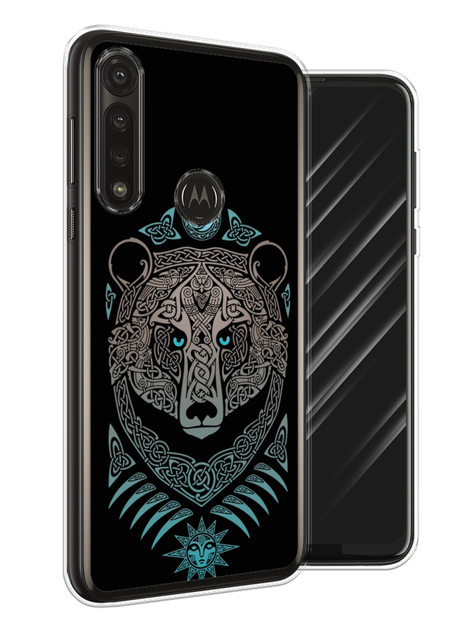 

Чехол Awog на Motorola Moto G Power 2020 "Кельтский медведь", Разноцветный, 242650-2