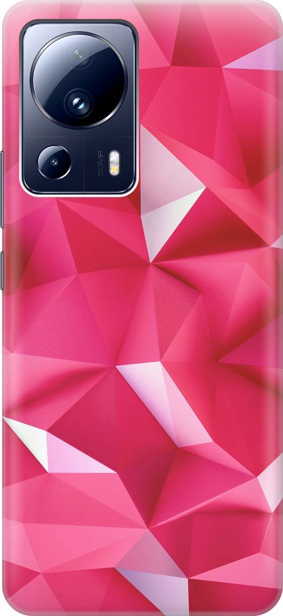 

Силиконовый чехол на Xiaomi 13 Lite "Малиновые ромбы", Красный;розовый, 158496