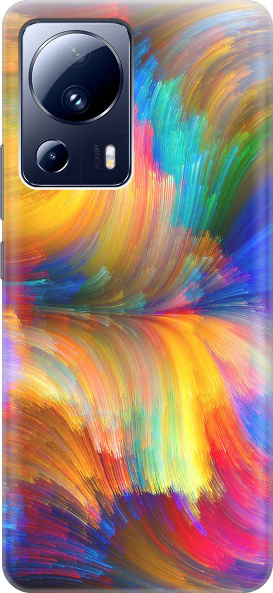 

Силиконовый чехол на Xiaomi 13 Lite "Акварельное небо", Желтый;фиолетовый, 158496