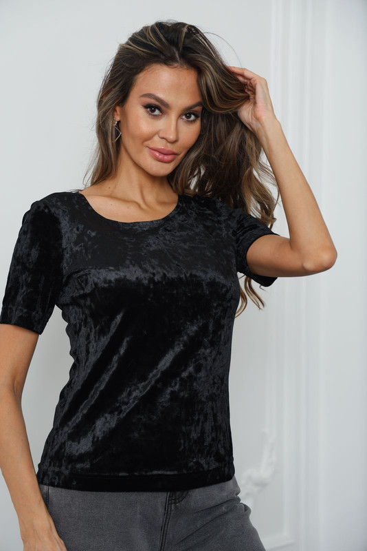 Блуза женская by Ksenia Avakyan 99-00 черная 52 RU