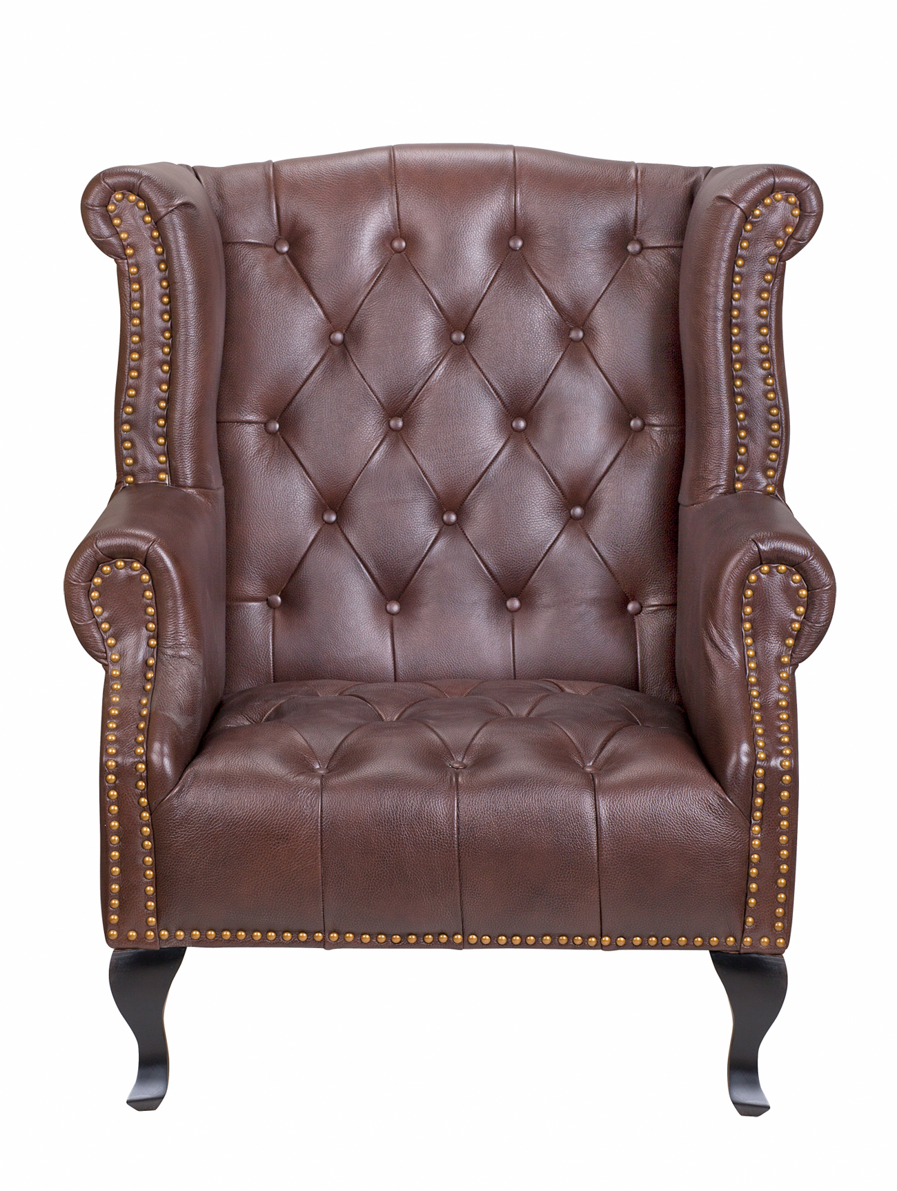 фото Дизайнерские кресла из кожи royal brown mak-interior