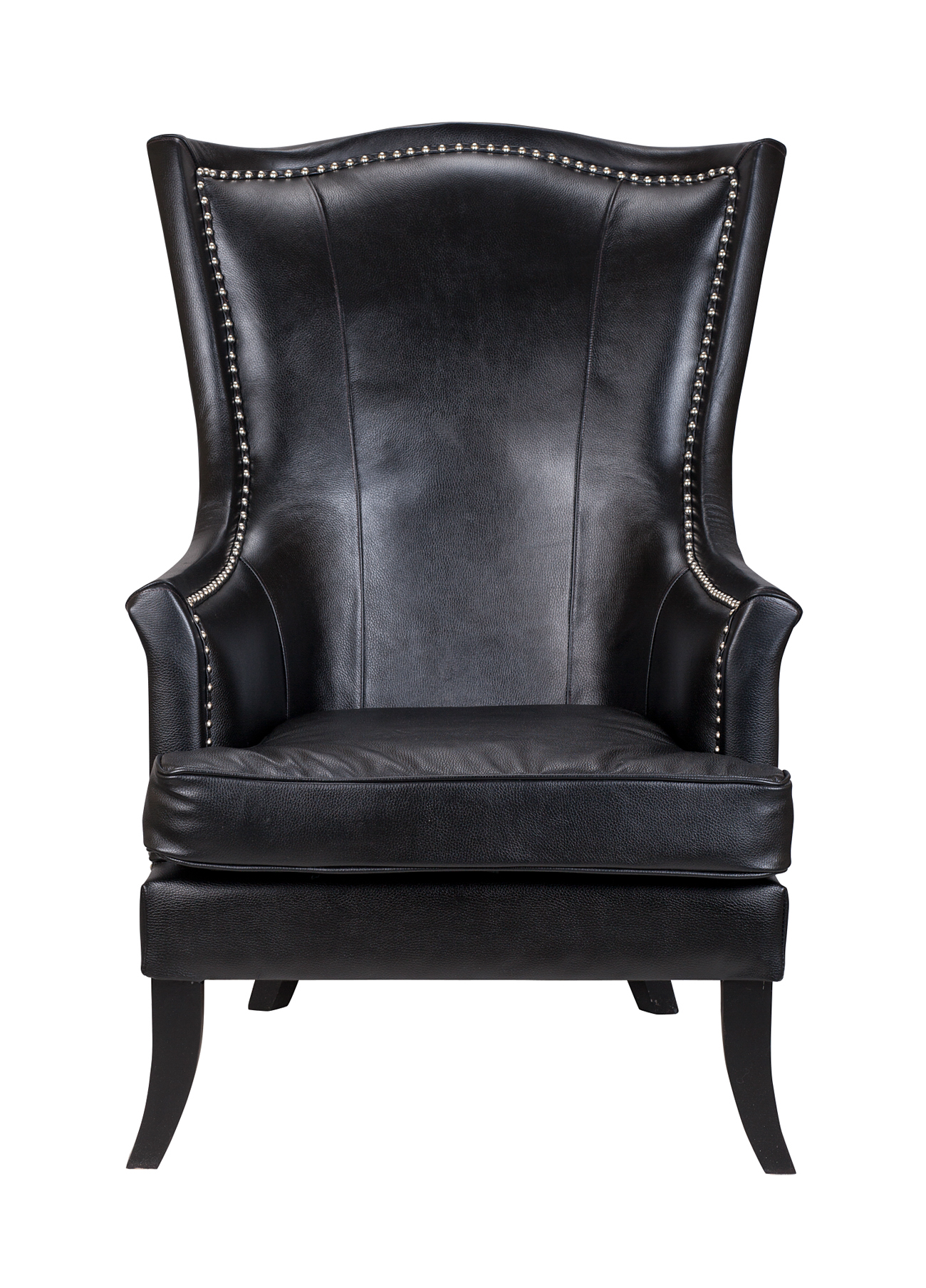 Дизайнерские кресла из кожи Chester black leather
