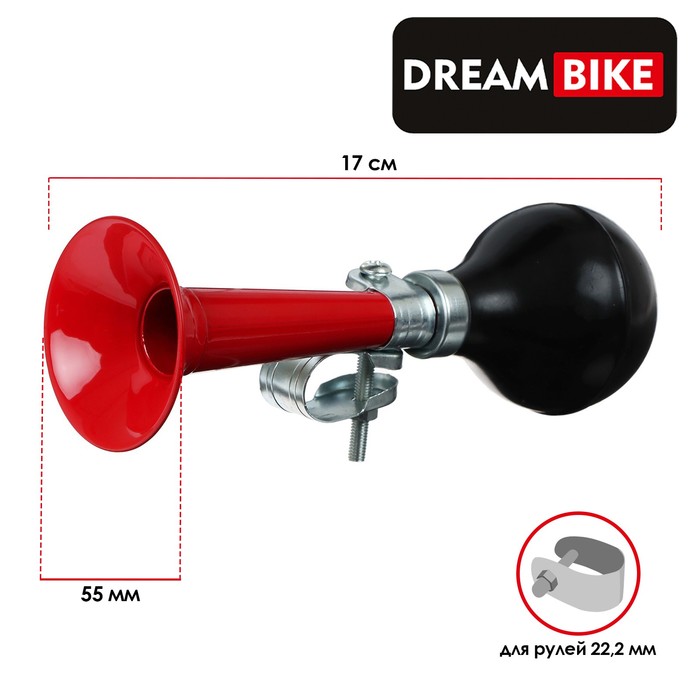 

Dream Bike Клаксон Dream Bike, красный, Клаксон Dream Bike, цвет красный
