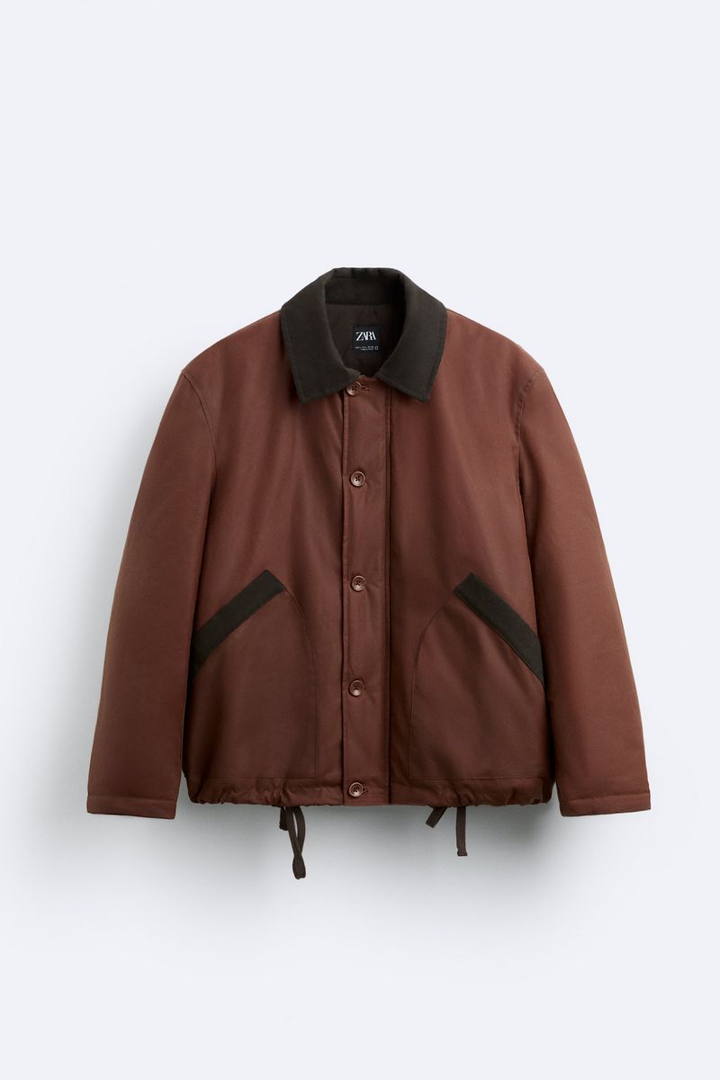 

Куртка мужская ZARA 06861405 розовая L, Розовый, 06861405