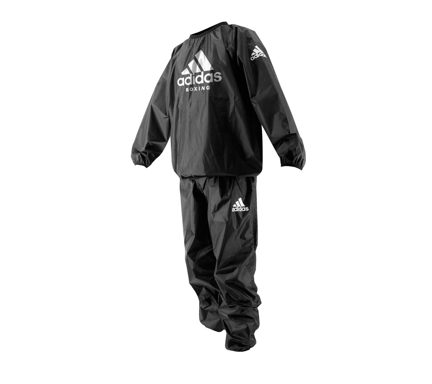 Костюм для сгонки веса Adidas Sauna Suit Boxing чёрный, S