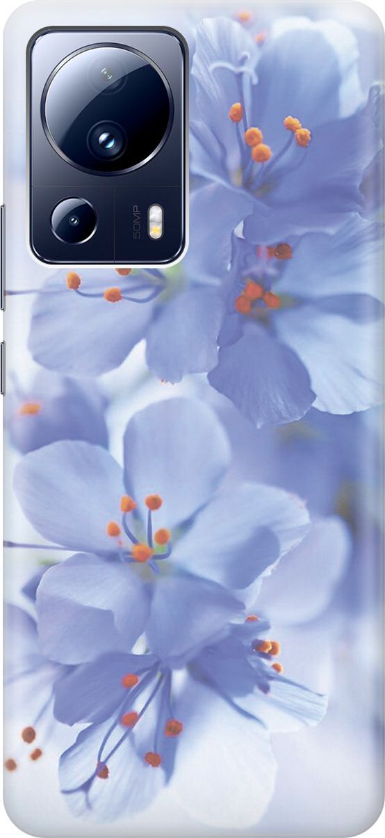 

Силиконовый чехол на Xiaomi 13 Lite "Лазурные орхидеи", Голубой;фиолетовый, 158504