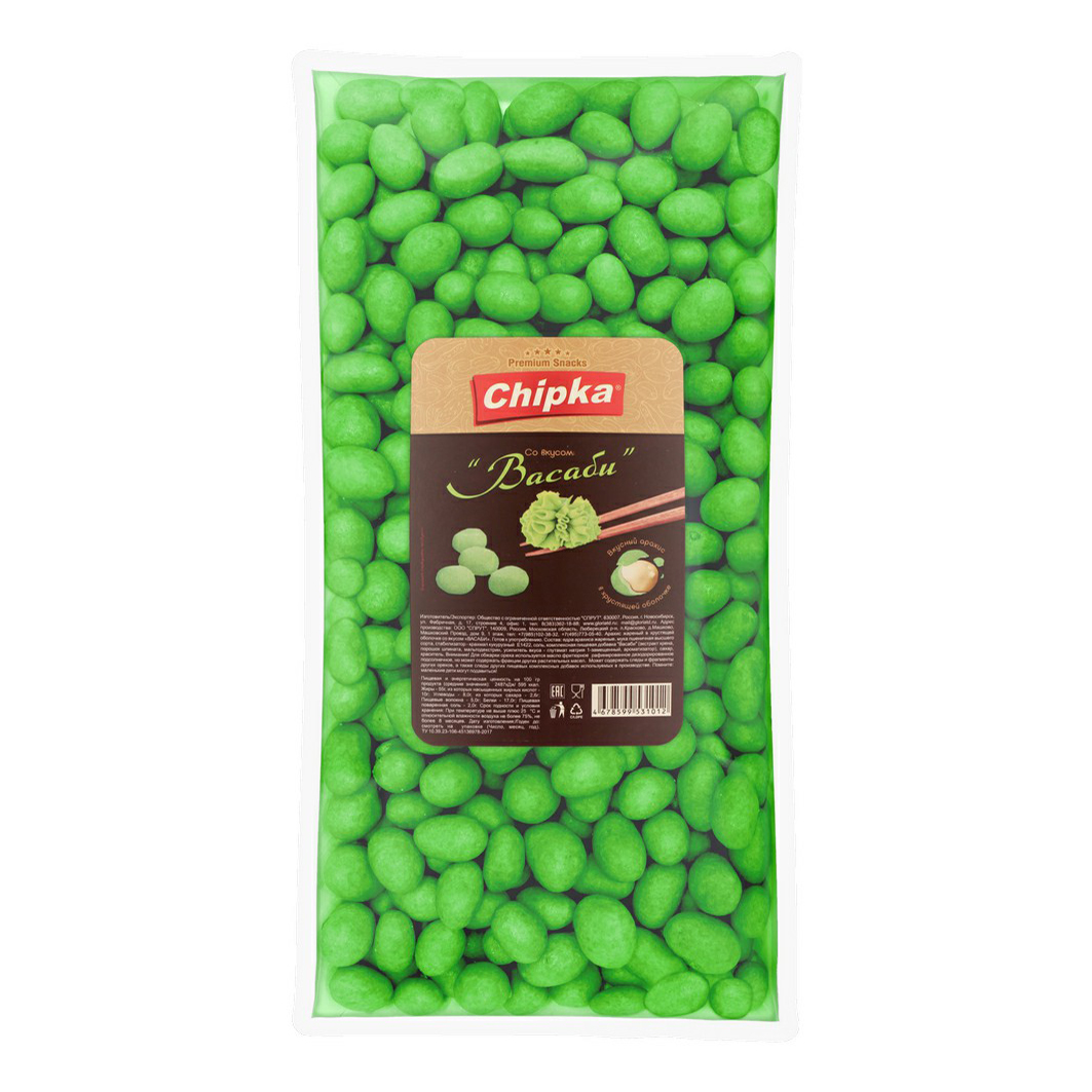 

Арахис Chipka жареный со вкусом васаби в хрустящей глазури