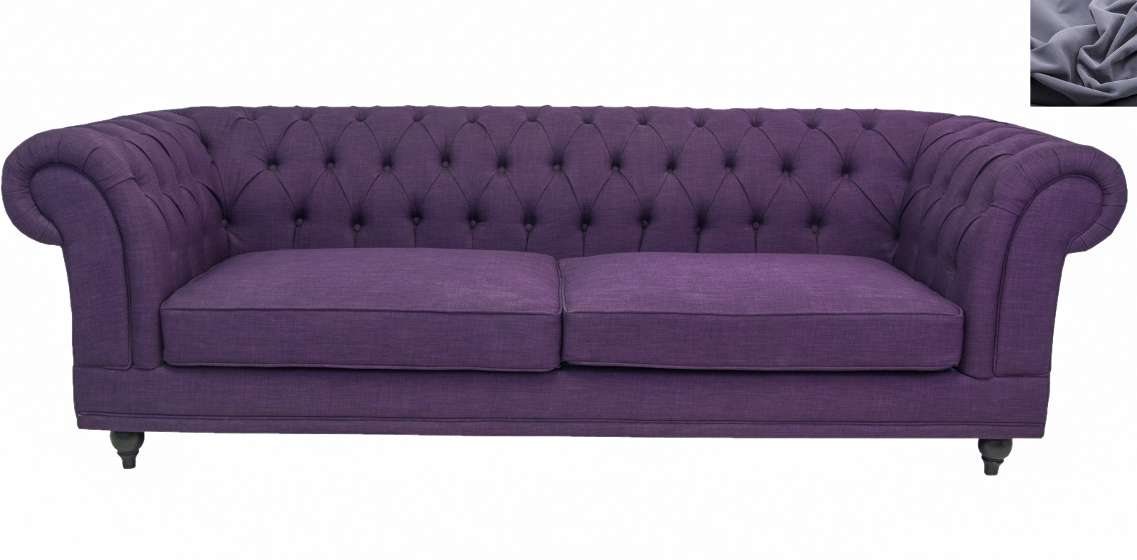 

Диван Mak-interior Neylan purple темно-серый