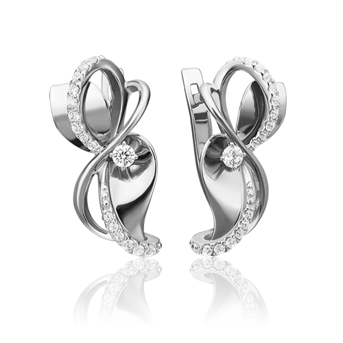 

Серьги из золота с фианитом PLATINA jewelry 02-4331-00-401-1120-24, 02-4331-00-401-1120-24