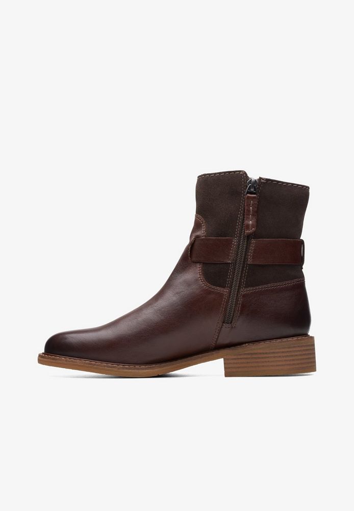 

Ботинки женские Clarks CL111N0GR коричневые 37 EU, Коричневый, CL111N0GR