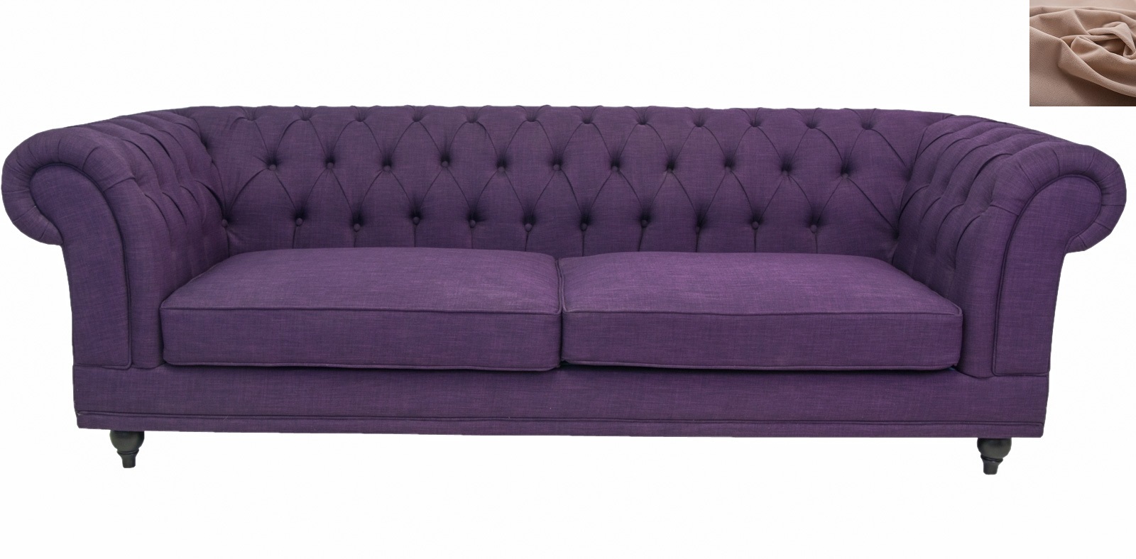 

Диван Mak-interior Neylan purple коричневый