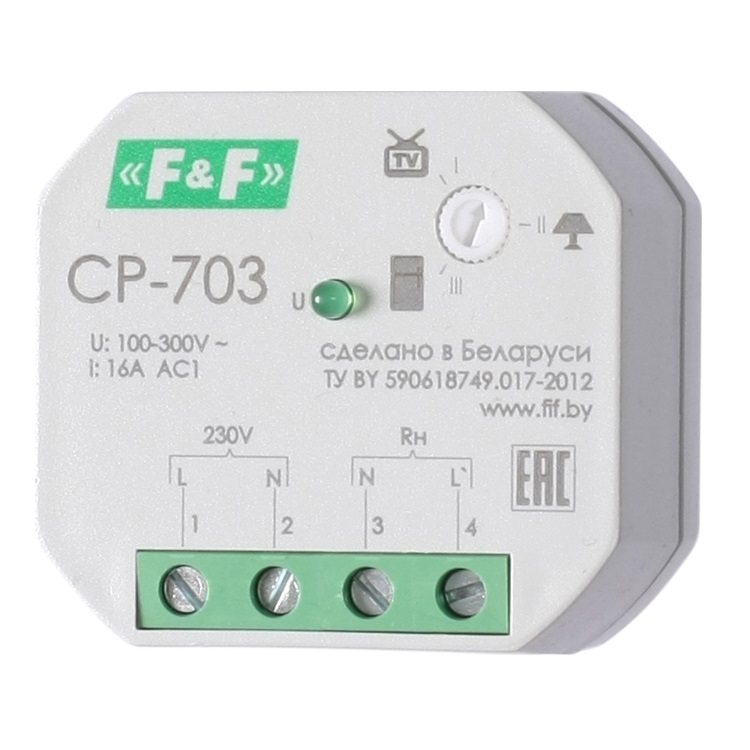 фото Cp-703 реле напряжения евроавтоматика f&f