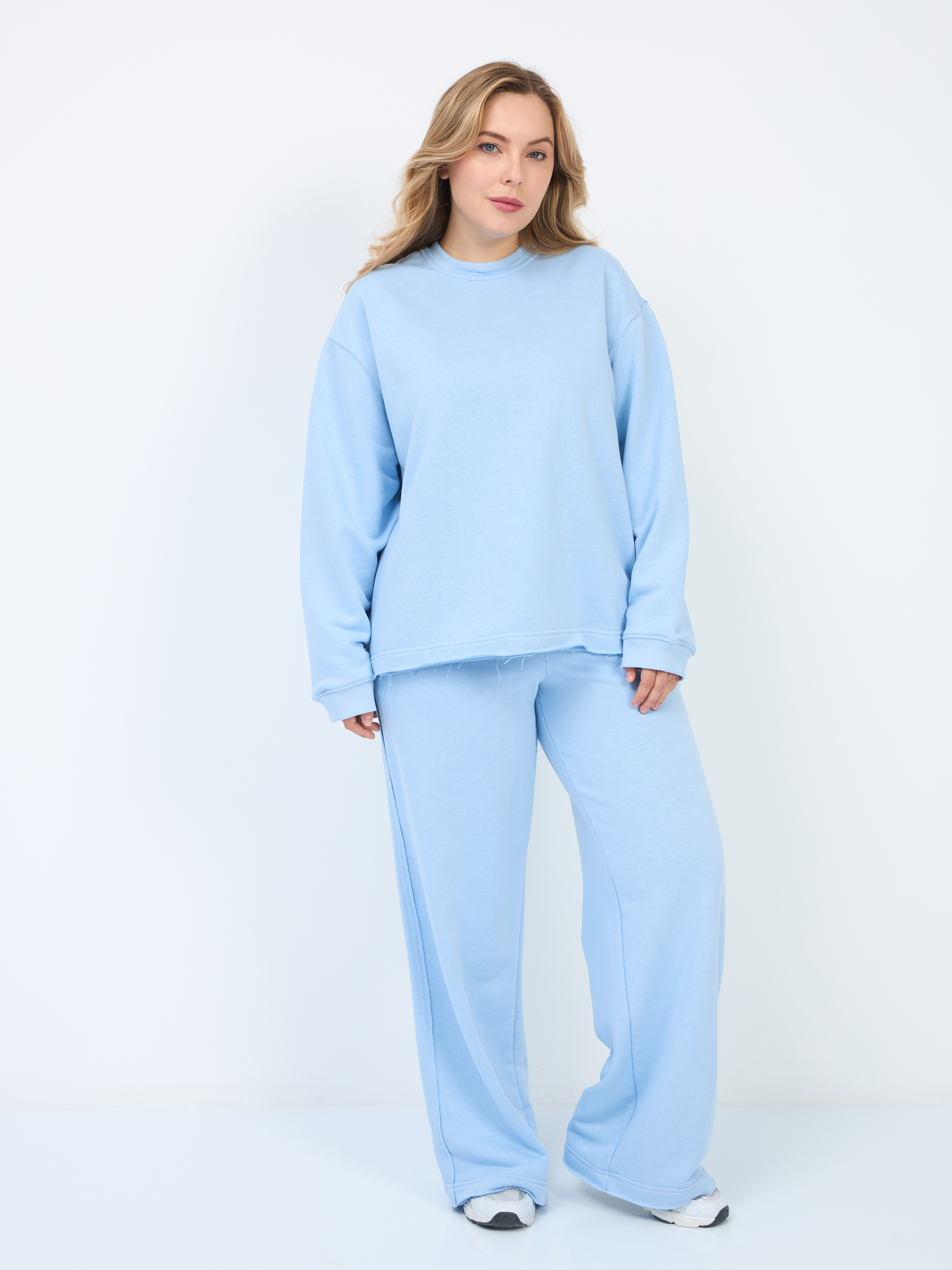 Костюм женский Территория стиля KG24 голубой 46-48 RU