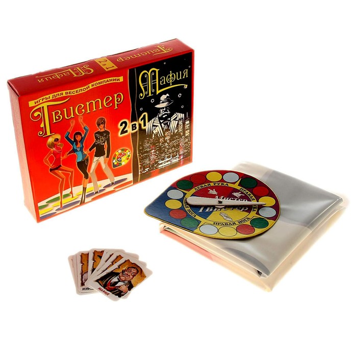 

Игра 2 в 1 «Твистер и Мафия»