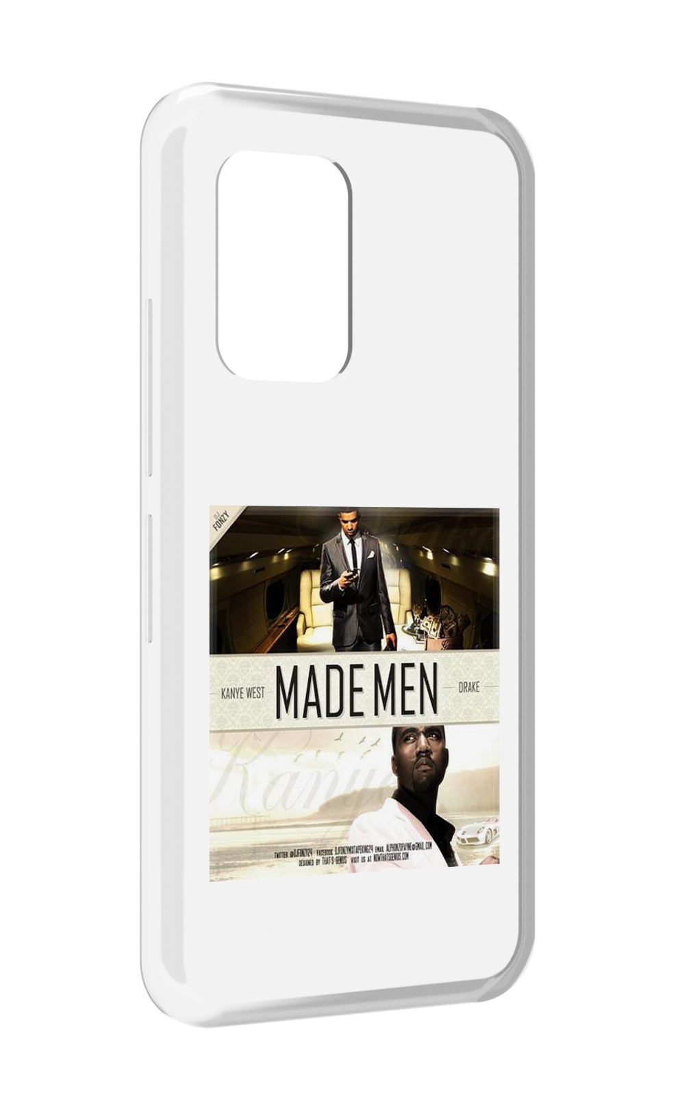 

Чехол MyPads Kanye West & Drake - Made Men для UMIDIGI Bison GT, Прозрачный, Tocco