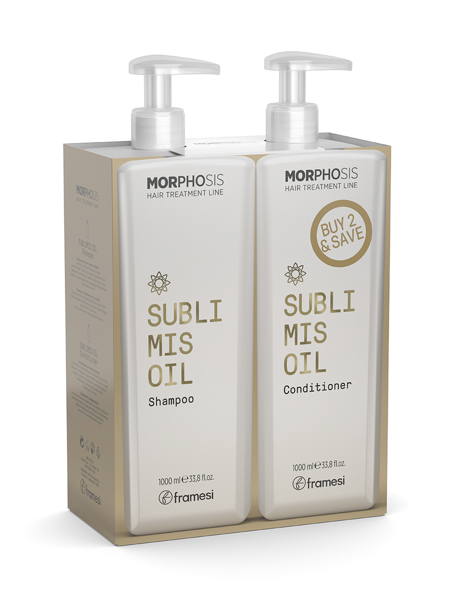 Набор шампунь и кондиционер Framesi Morphosis sublimis oil, 1 л