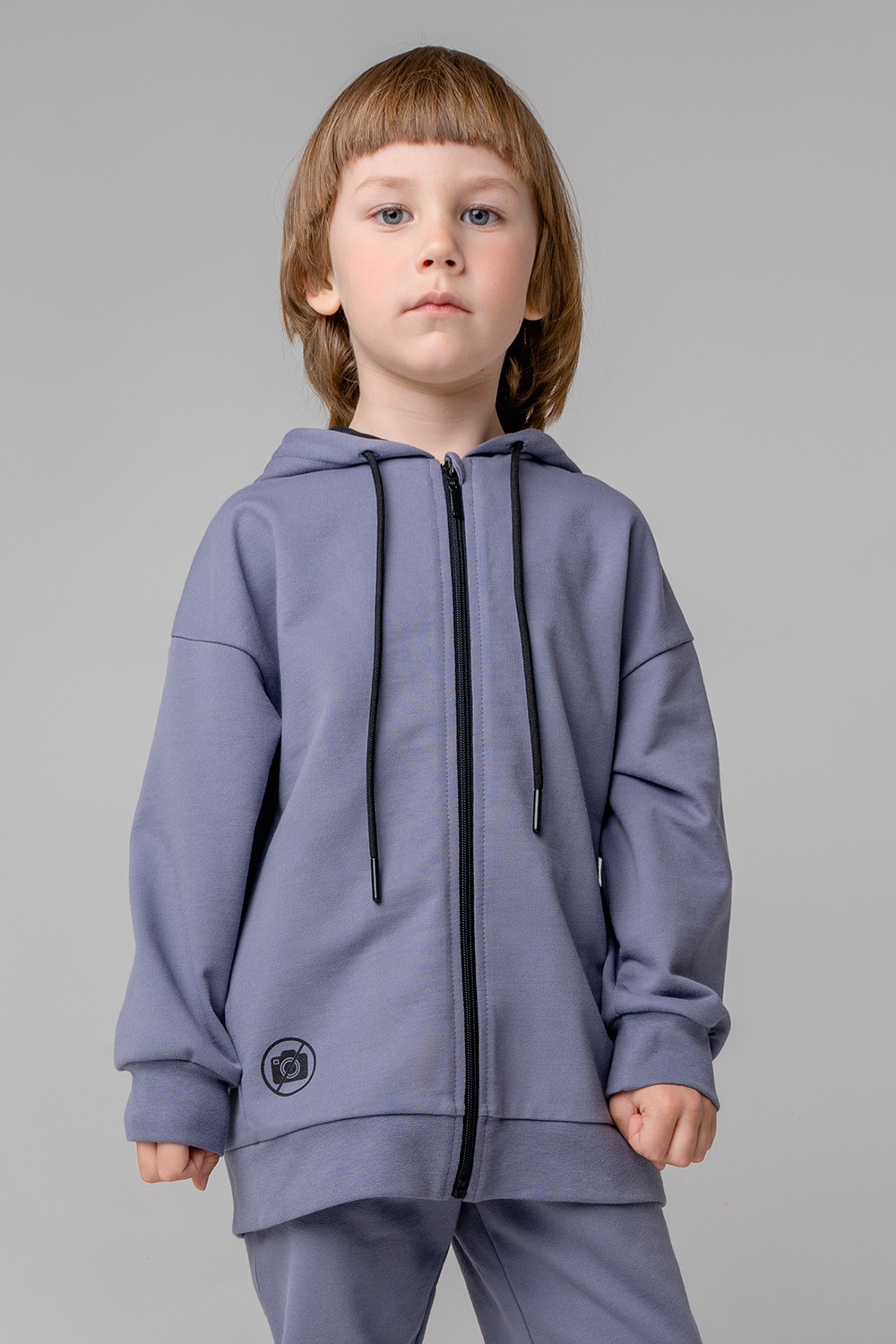 

Толстовка детская CROCKID М 2784-1, мокрый асфальт к348, 140, Серый, М 2784-1