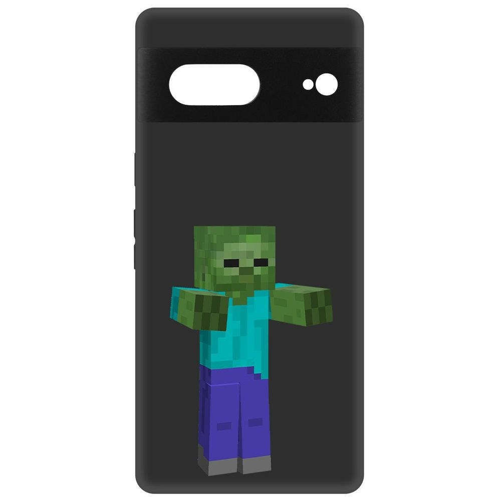 

Чехол-накладка Minecraft-Гигант для Google Pixel 7, Черный