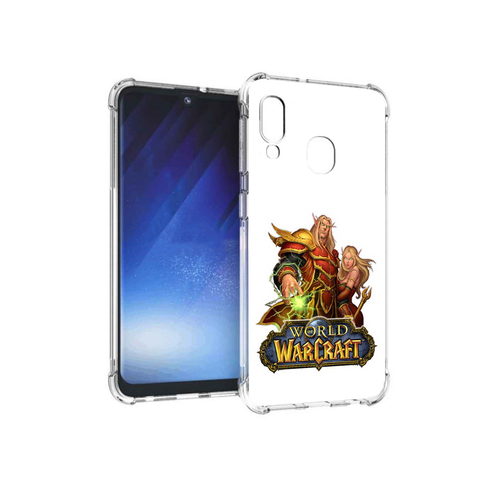 

Чехол MyPads Tocco для Samsung Galaxy A20e варкрафт2 (PT133424.505.256), Прозрачный, Tocco