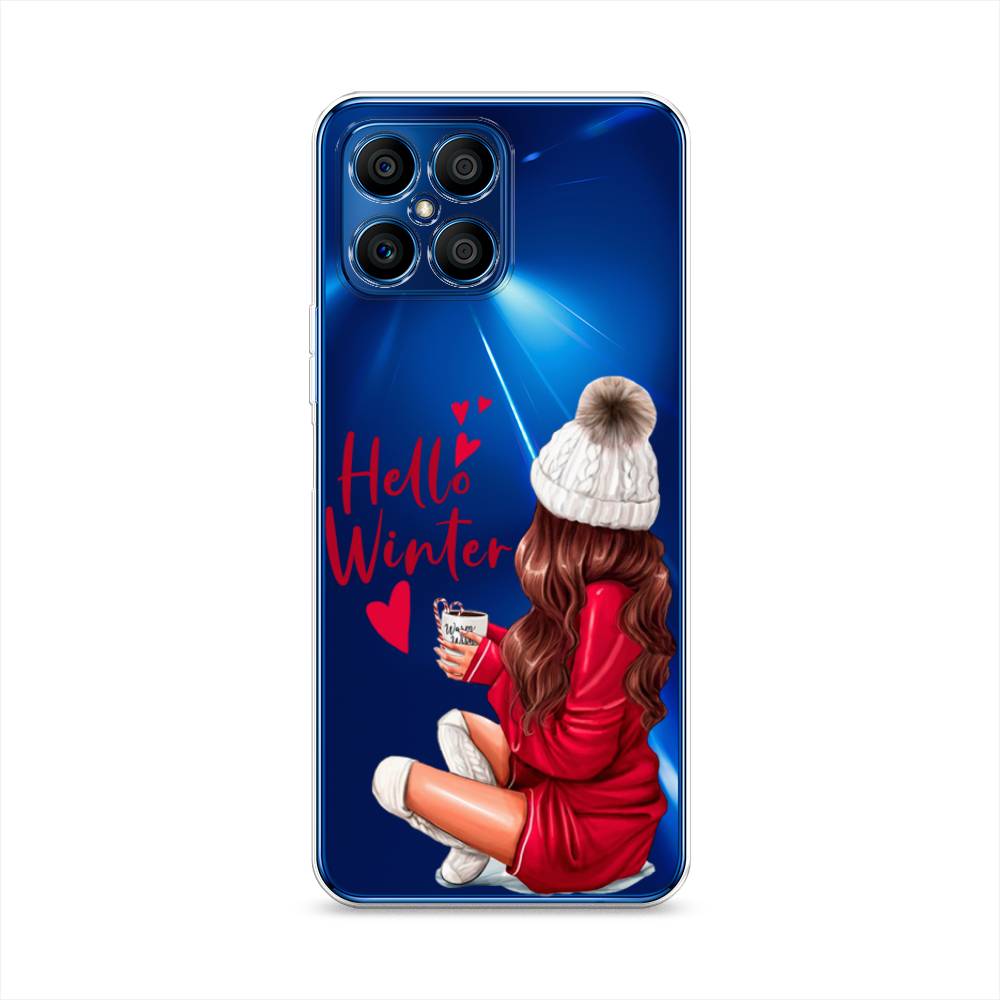 

Чехол на Honor X8 "Hello winter", Красный;белый;коричневый, 6107650-5