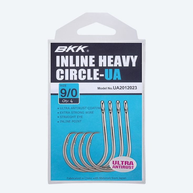 

Крючок BKK UA Inline Heavy Circle (A-BR-4515) #5/0 (6шт), A-BR-4515