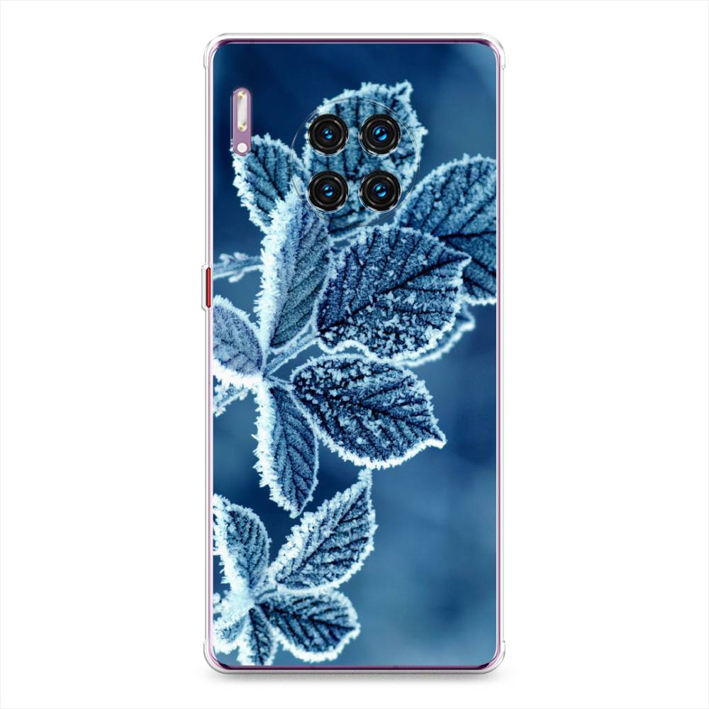 

Чехол на Huawei Mate 30 Pro "Зима 6", Голубой;белый, 610450-2