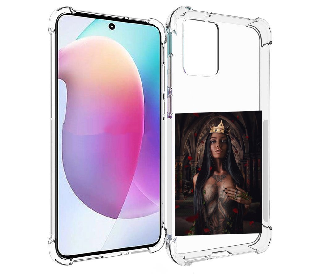 

Чехол MyPads багровый-пик для Motorola Edge 30 Neo, Прозрачный, Tocco