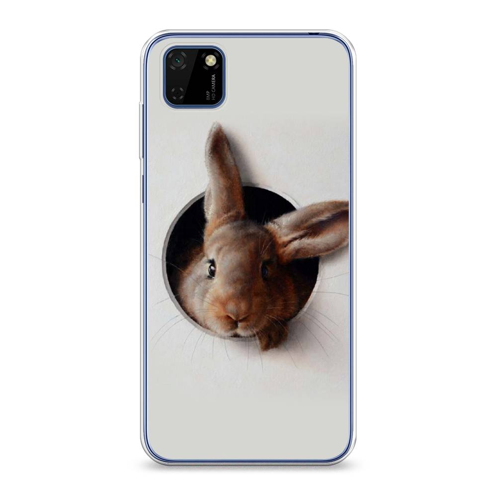 

Чехол на Huawei Y5p "Любопытный кролик", Серый;коричневый, 6103750-1