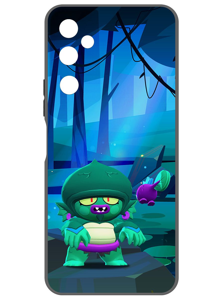 

Чехол-накладка Софт Brawl Stars - Болотный Джин для TECNO Pova Neo 2, Черный