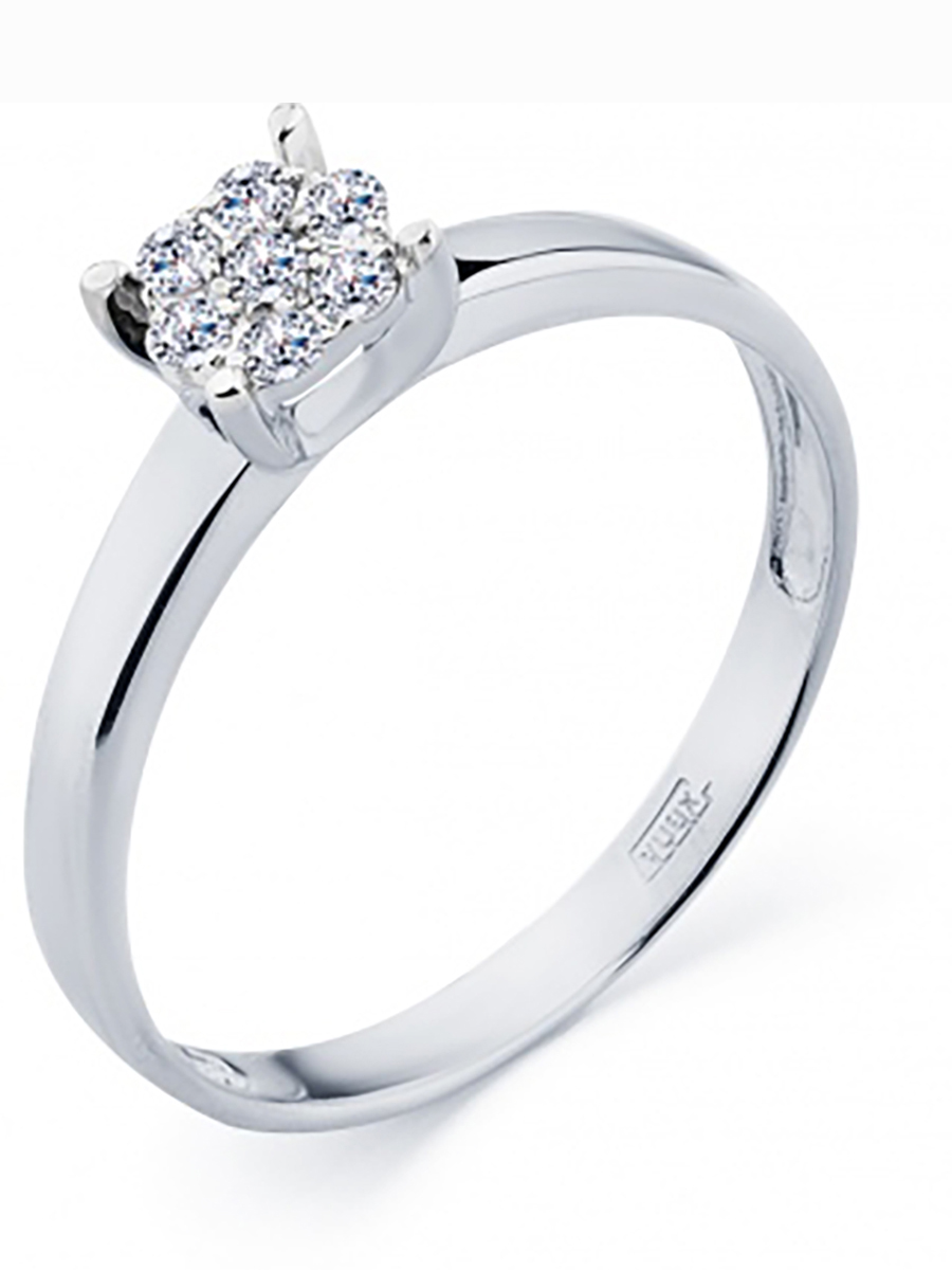 

Кольцо из белого золота с 7 бриллиантами р. 18,5 Master Brilliant 1-208326-00-00, 1-208326-00-00