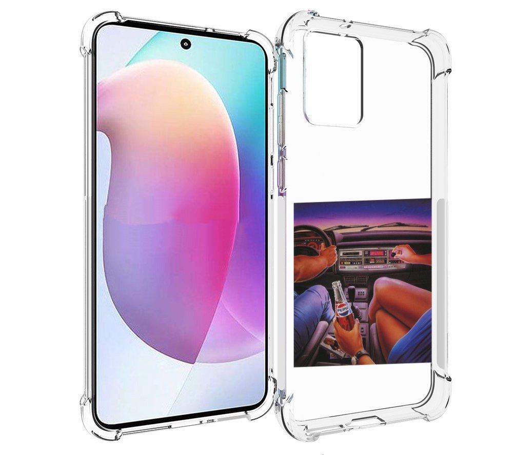 

Чехол MyPads американская машина салон для Motorola Edge 30 Neo, Прозрачный, Tocco