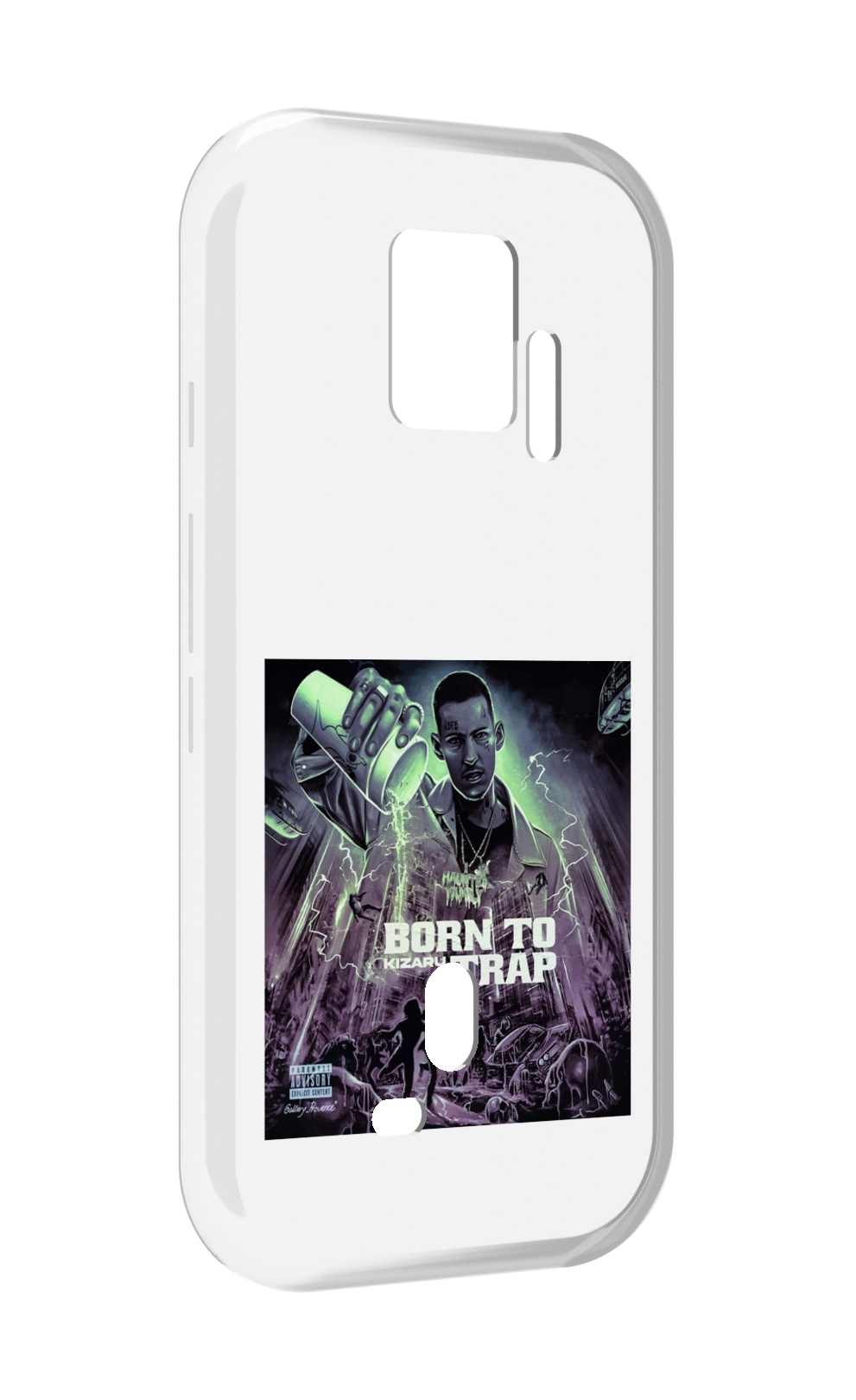 Чехол MyPads Born to Trap Kizaru для ZTE Nubia Red Magic 7S Pro
