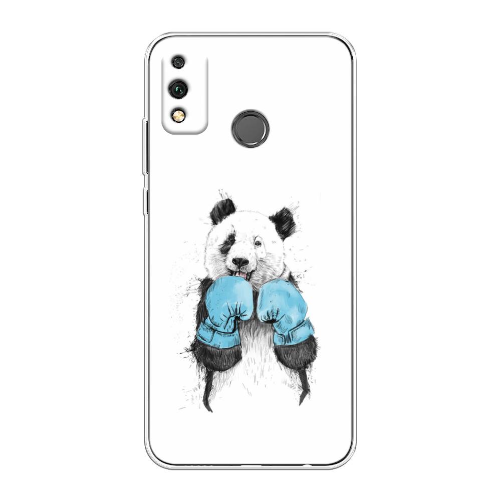 

Чехол на Honor 9X Lite "Панда боксер", Голубой;белый;серый, 6104250-1