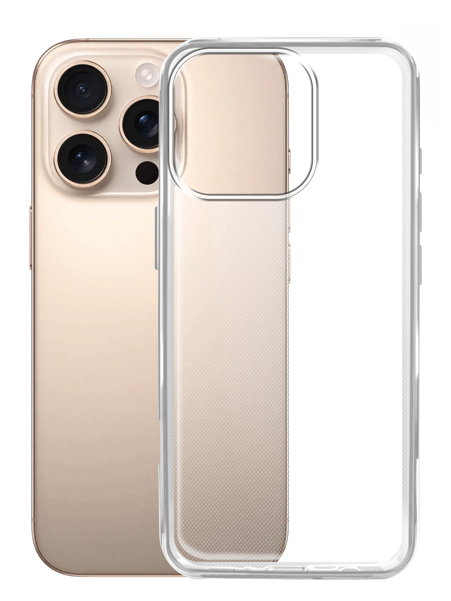 

Чехол Brozo на Apple iPhone 16 Pro силиконовый прозрачный, Apple iPhone 16 Pro