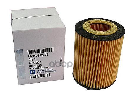 

Фильтр Масляный Gm 9192425 Opel Meriva/Astg/Corb/C 1.2 16v GENERAL MOTORS арт. 9192425