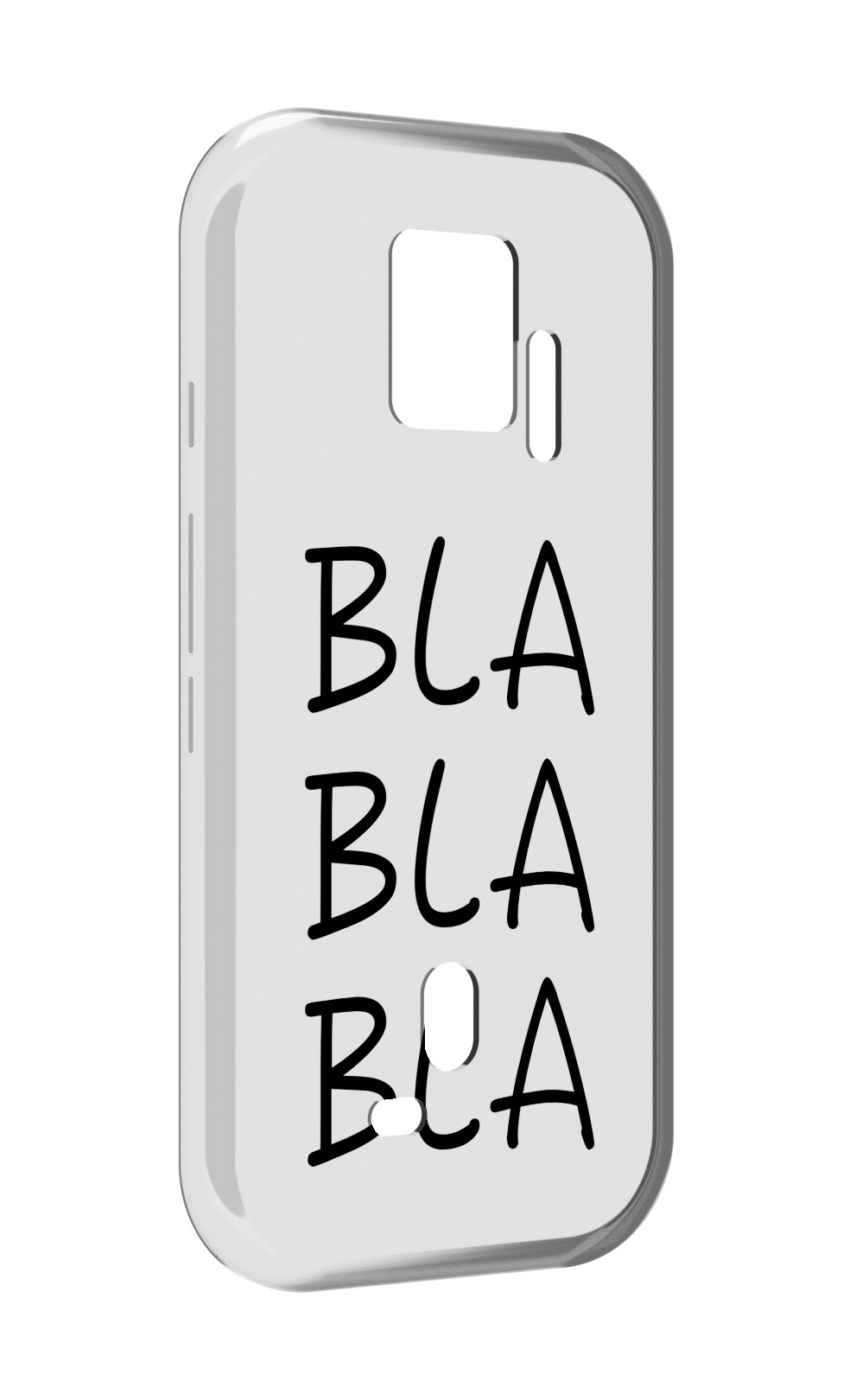 

Чехол MyPads Bla-Bla для ZTE Nubia Red Magic 7S Pro, Прозрачный, Tocco