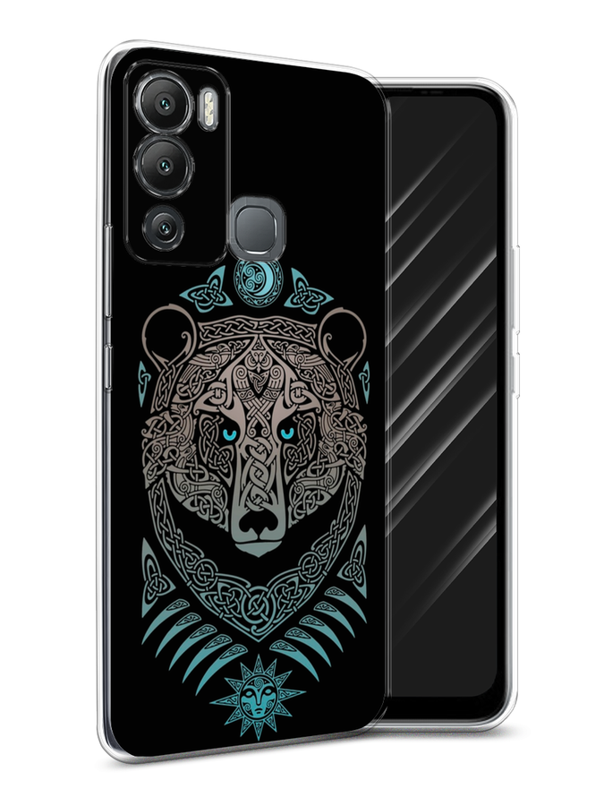 

Чехол Awog на Infinix Hot 12i "Кельтский медведь", Разноцветный, 3101250-2