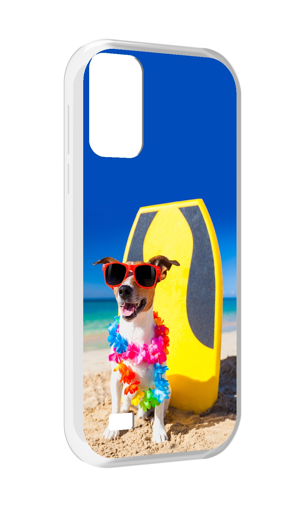 

Чехол MyPads Гавайская-собака для Oukitel C31, Прозрачный, Tocco
