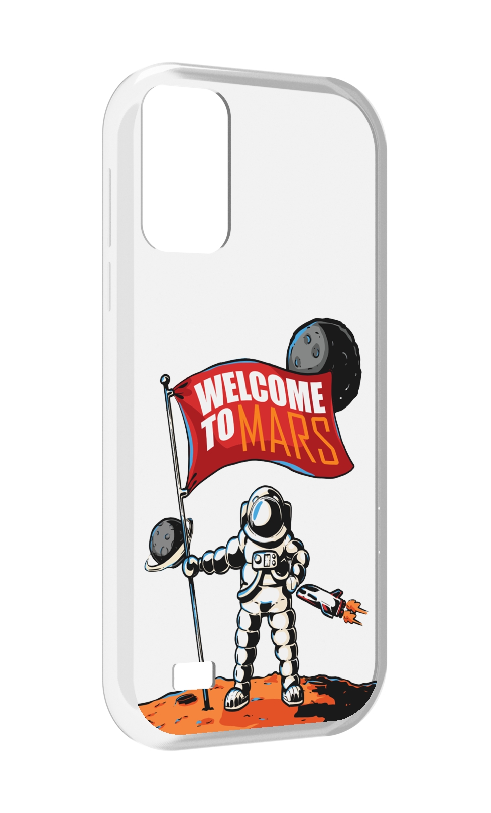 

Чехол MyPads Вэлком-Марс для Oukitel C31, Прозрачный, Tocco