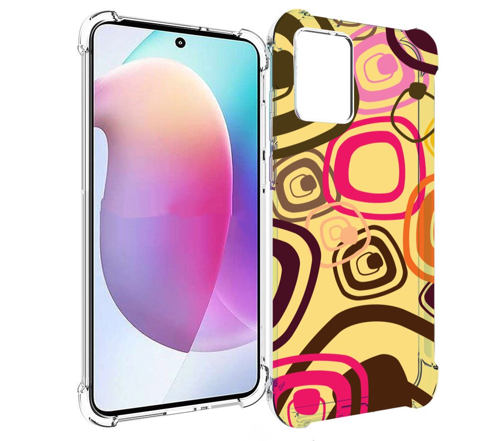

Чехол MyPads абстракция-на-желтом-фоне для Motorola Edge 30 Neo, Прозрачный, Tocco