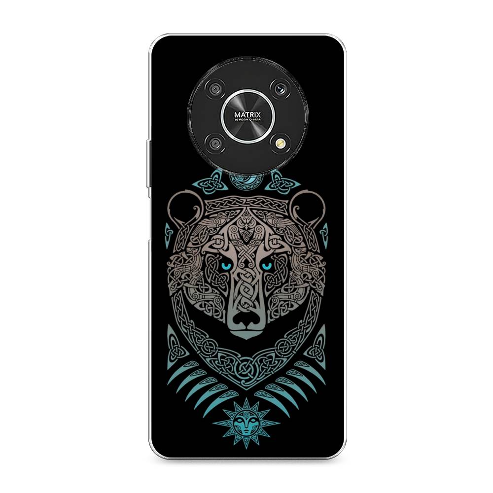 

Чехол Awog на Honor X9 4G/Magic4 Lite 4G "Кельтский медведь", Разноцветный, 6108650-2
