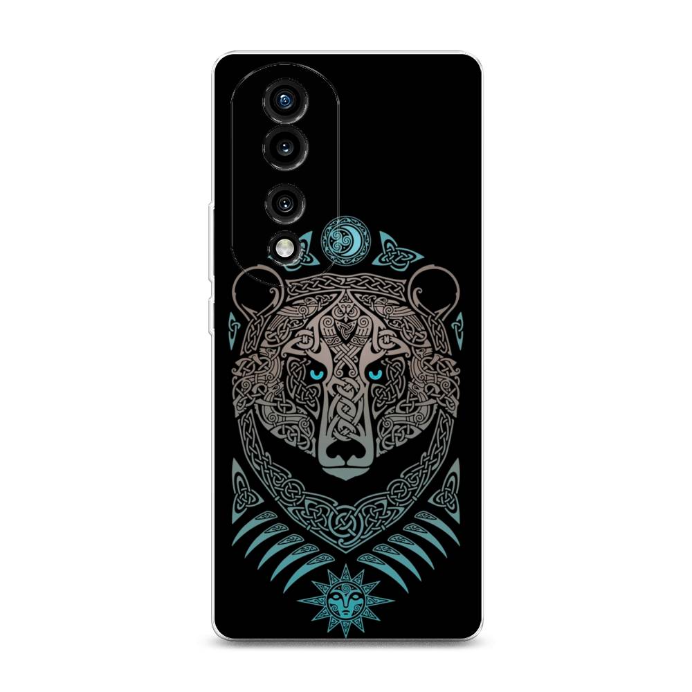 

Силиконовый чехол "Кельтский медведь" на Honor 70 Pro, 6108350-2