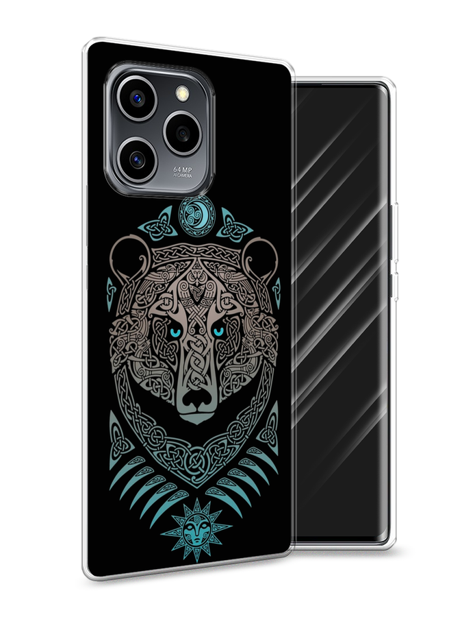 

Чехол Awog на Honor 60 SE "Кельтский медведь", Разноцветный, 6108050-2
